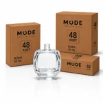 Rübik 50 ml Boş Cam Parfüm Şişesi