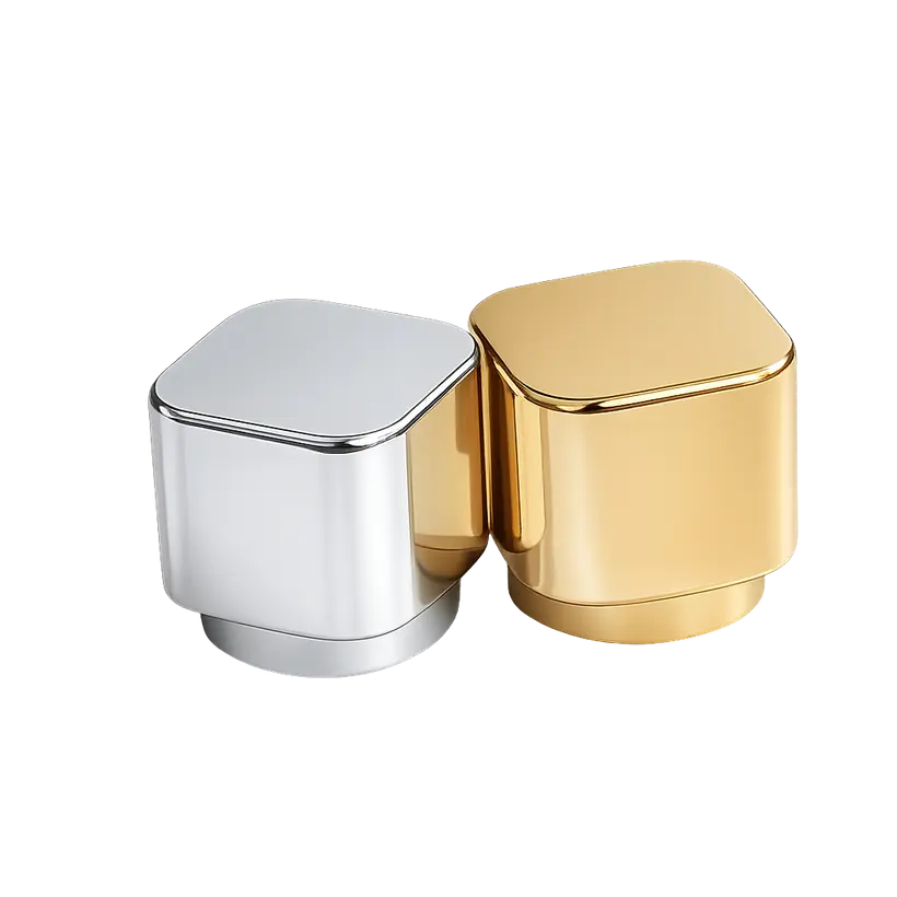 Kare Gold Parfüm Şişesi Kapağı